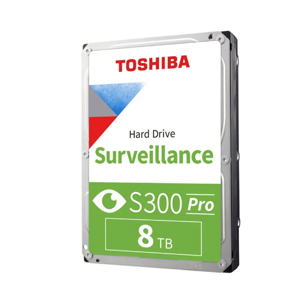 [HDWTA80UZSVAR] Toshiba Disco duro interno S300 PRO de vigilancia de 8 TB