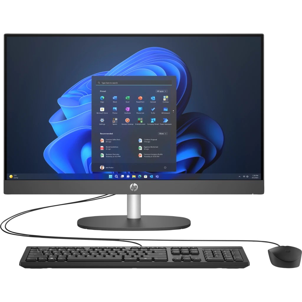 HP ProOne 240 G10 - All-in-one - Intel Core Ultra 5 125U / 4.3 GHz - DDR5 SDRAM - 512 GB HDD - 23.8" - Intel UHD Graphic