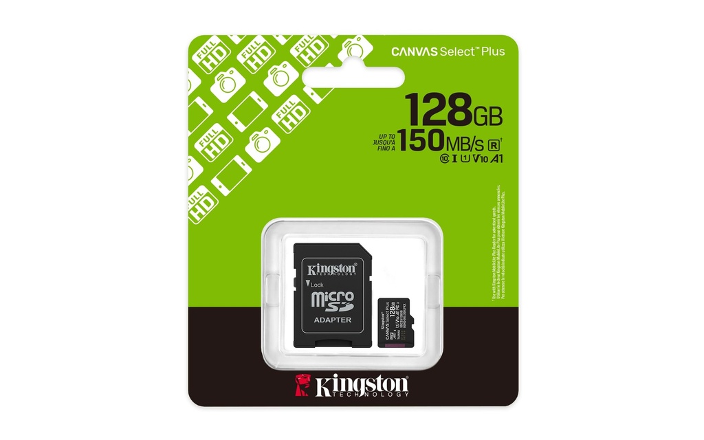 Kingston - Flash memory card - microSDHC - 128GB microSDXC Canvas Select