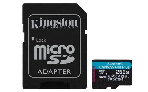 [SDCG4/256GB] Kingston - Flash memory card - microSDXC - 256GB microSDXC Canvas Go Plus
