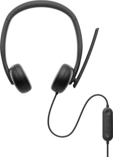 [WH3024-DWW] Dell - WH3024 - Headset – Wired – USB-C - Black