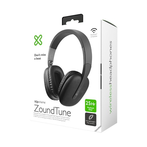 [KWH-010BK] Klip Xtreme - KWH-010BK - Headphones - Para Home audio / Para Portable electronics / Para Professional audio / Para Cell