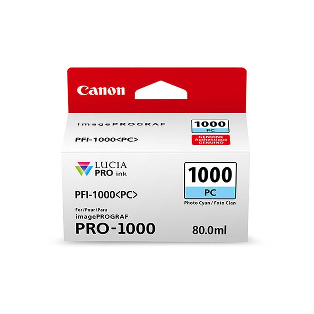 TINTA PFI-1000 FOTO CYAN 80ML IMAGEPROGRAF PRO-1000