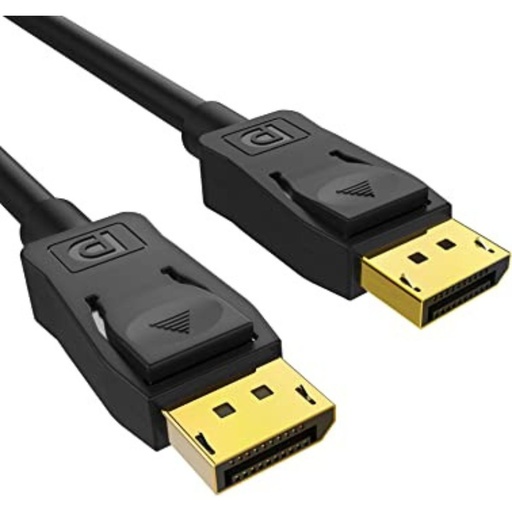 [CABXXXARGCB1100] CABLE ARGOM DISPLAY PORT TO DISPLAY PORT M-M 1.8MTS NEGRO