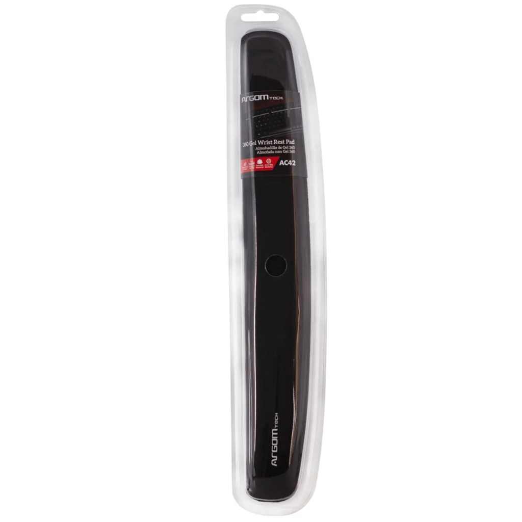 ALMOHADILLA REPOSA-MUNECAS ARGOM DE GEL 360 NEGRO