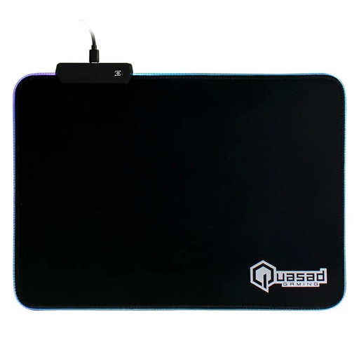 [SUMQUAQ-MPG1RGB] MOUSE PAD QUASAD GAMING Q-MPG1 30CM RGB BLACK