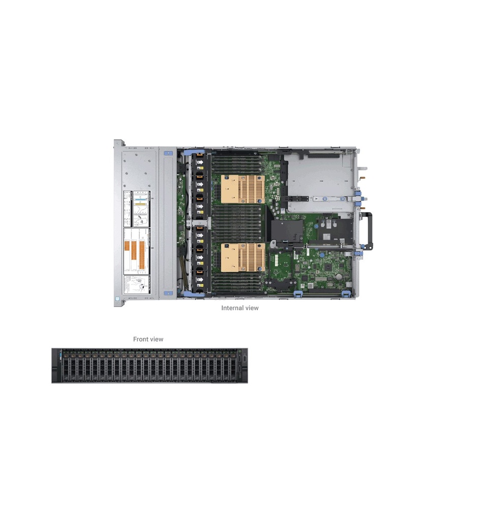 Tarjeta de Red DELL Broadcom57416 2 puertos 10GbE Base-T PCIe LowProfile para R360, R660xs, R760xs