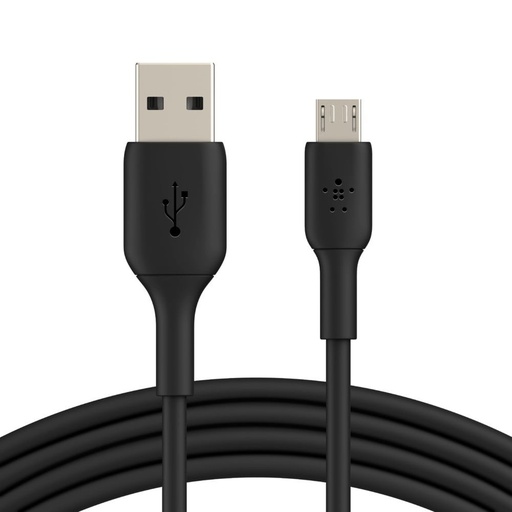 [CAB005bt1MBK] Belkin BoostCharge - Cable USB - Micro-USB tipo B (M) a USB (M) - 1 m - negro