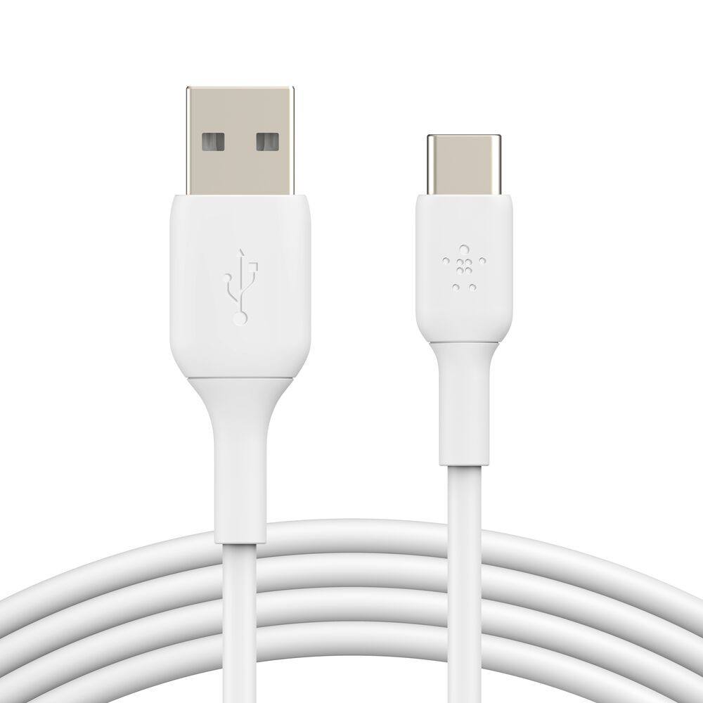 [CAB001bt1MWH] Belkin BoostCharge - Cable USB - 24 pin USB-C (M) a USB (M) - 1 m - blanco