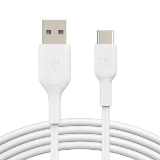 [CAB001bt1MWH] Belkin BoostCharge - Cable USB - 24 pin USB-C (M) a USB (M) - 1 m - blanco