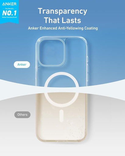 [A90H2H0C] Anker - magnetic case - 16 Pro Max - Clear
