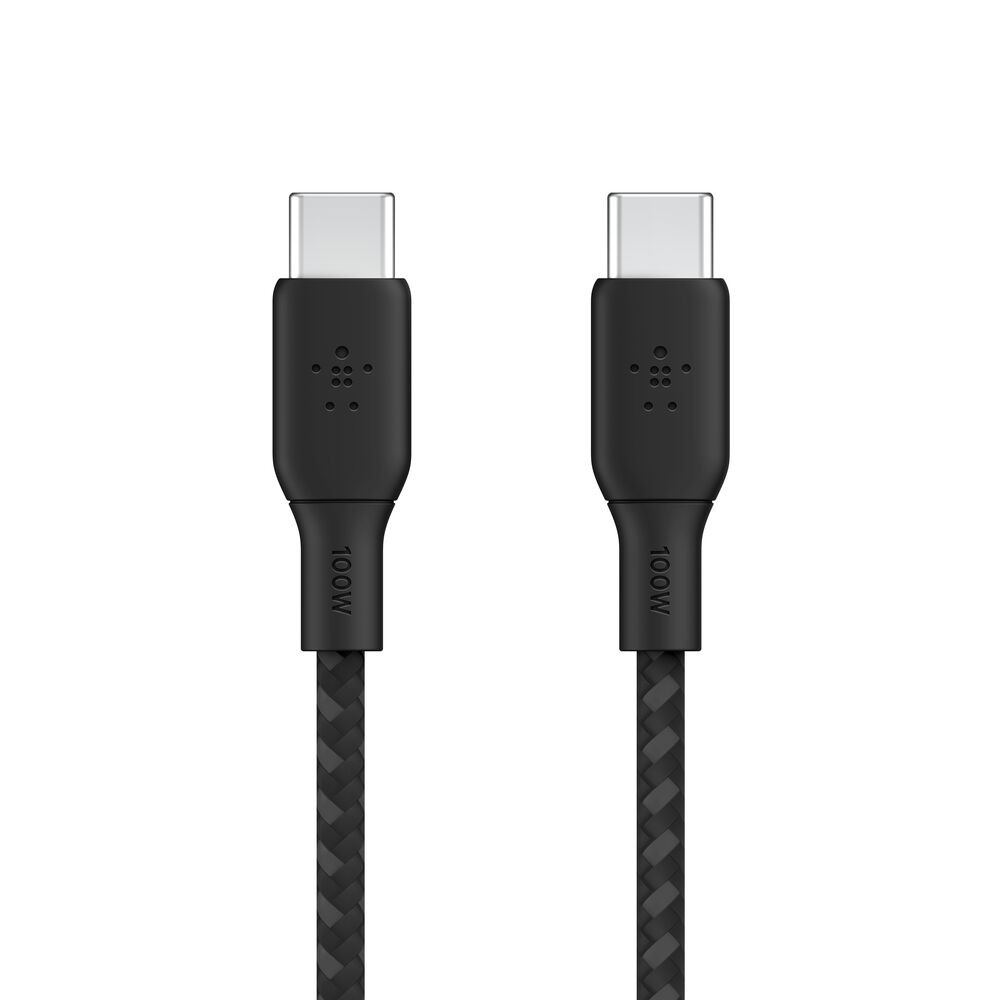 Belkin BoostCharge - Cable USB - 24 pin USB-C (M) a 24 pin USB-C (M) - 2 m - negro