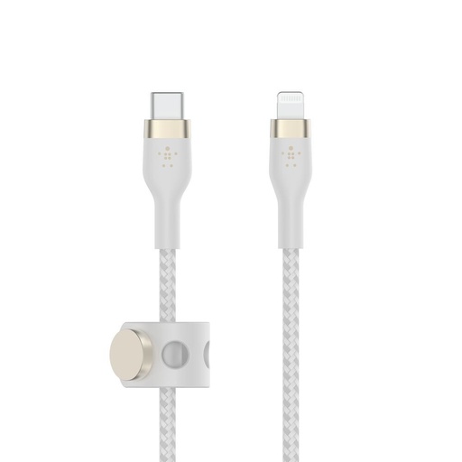 [CAA011bt2MWH] Belkin BoostCharge - Cable Lightning - 24 pin USB-C macho a Lightning macho - 2 m - blanco