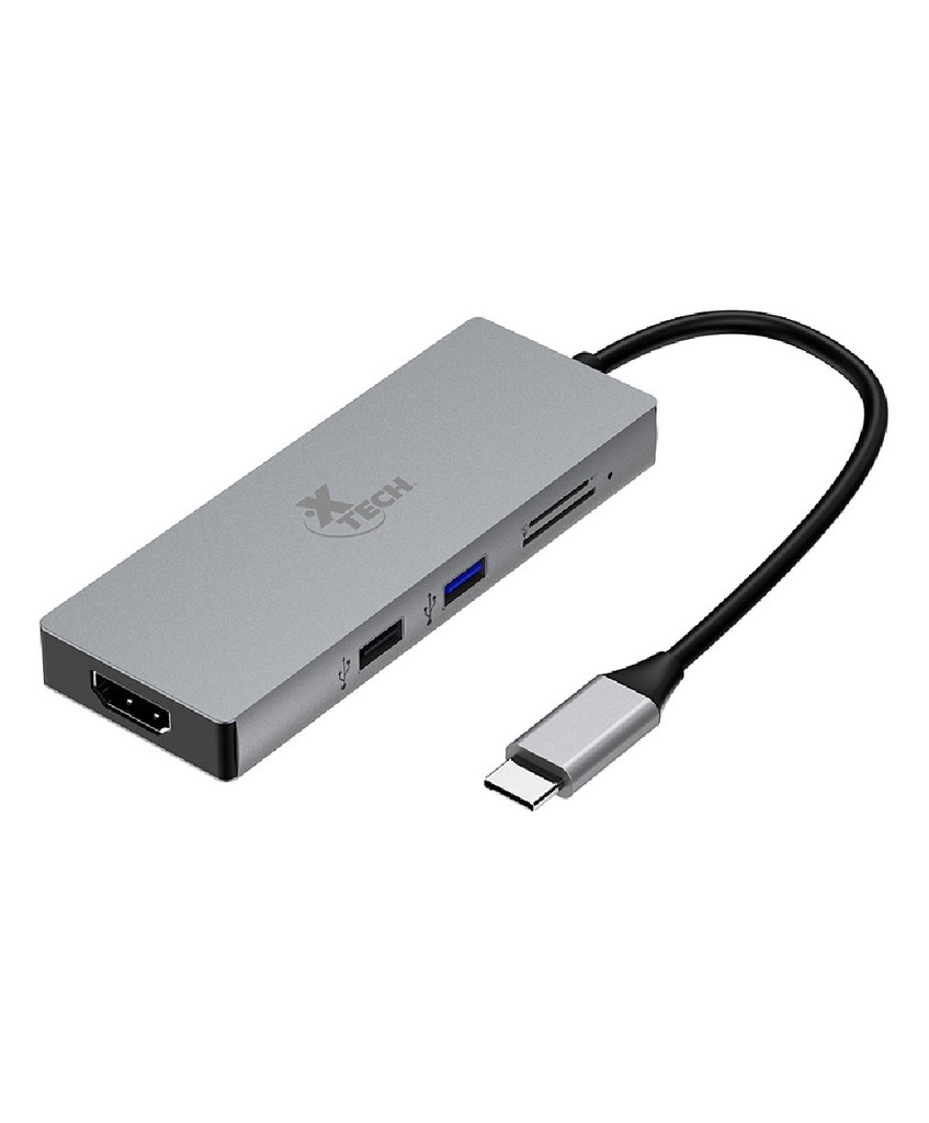 Xtech - Hub - 5 puertos - USB-C® 5-in-1 XTC-564