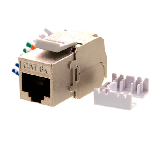 [NAW-KSTO6ASL] Nexxt - Inserto modular - CAT 6a - STP - RJ-45 - plata