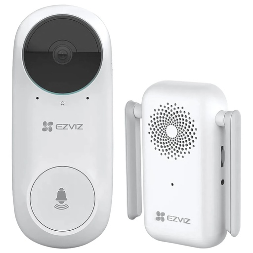 [CS-DB2C-A0-1E3WPBR] EZVIZ DB2C - Kit de timbres - inalámbrico - 802.11b/g/n - 2.4 Ghz