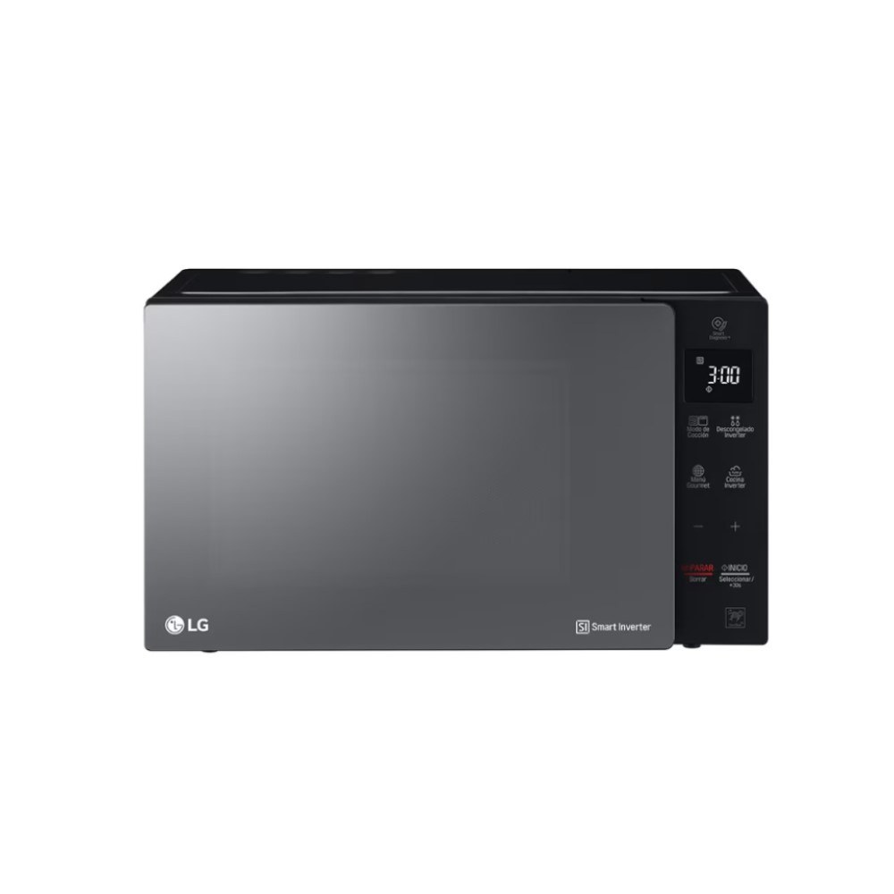 MICROONDAS LG MH1536GIR 42 LITROS NEOCHEF GRILL SMART INVERTER EASY CLEAN 1.5 CU 1200W NEGRO