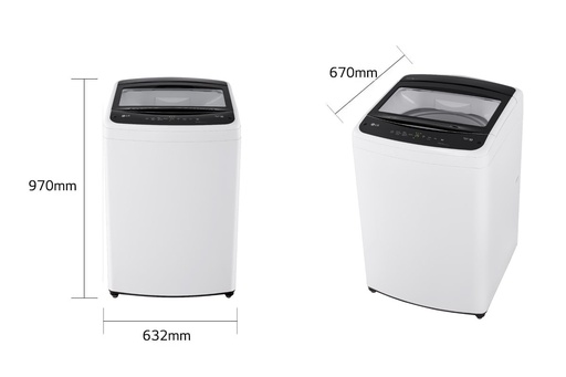 [WT19WVTM] LG - Washing machine - 19kg Simple UI Panel LED T Wh