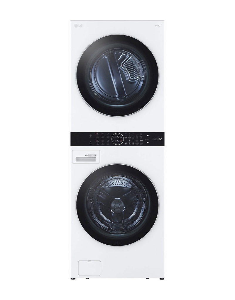 LG - Lavadora/secadora - 22 kg - Blanco