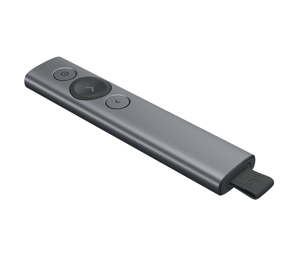 Logitech Spotlight - Control remoto para presentaciones - 3 botones - pizarra