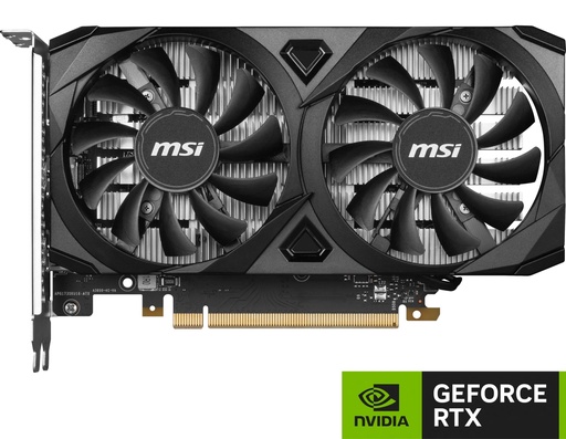 [824142348710] MSI - GeForce RTX 3050 VENTUS 2X 6G OC - PCI Express 4.0 x16 (x8 mode) - NVIDIA - NVIDIA GeForce RTX 3050