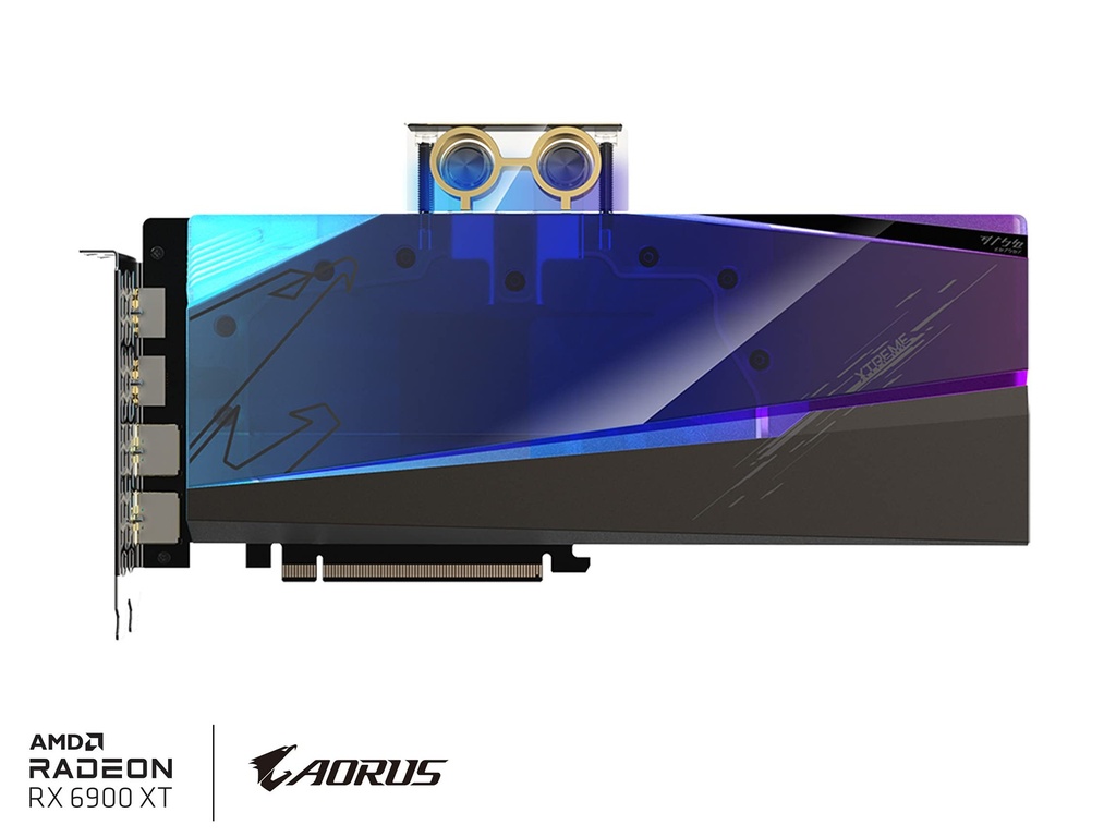 Gigabyte AORUS Radeon RX 6900 XT XTREME WATERFORCE WB 16G - Tarjeta gráfica - Radeon RX 6900 XT - 16 GB GDDR6