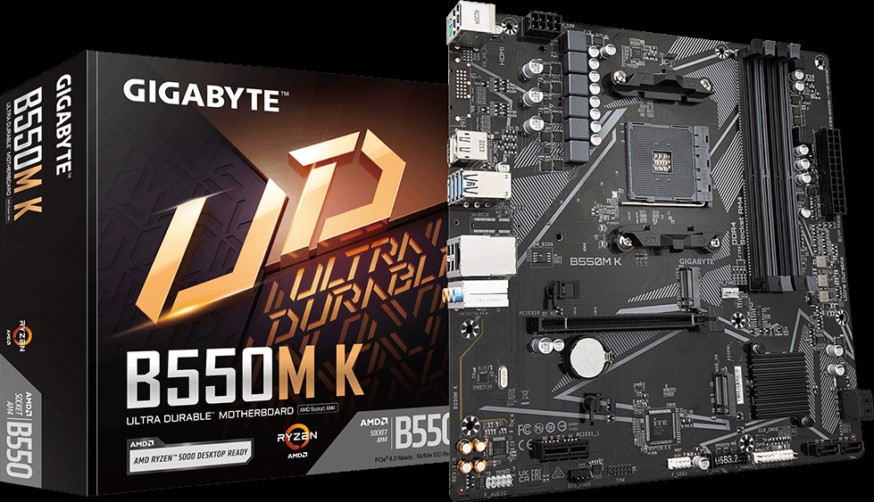 Gigabyte - Motherboard - Micro ATX - AMD B550