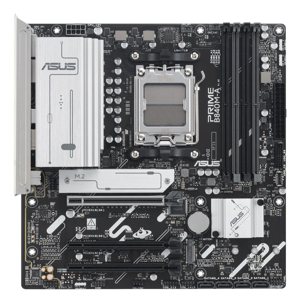 ASUS - Motherboard - Prime B840M-A AM5 DDR5 4 DIMM
