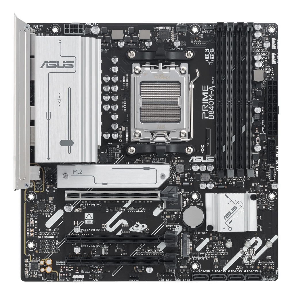 [PRIME B840M-A] ASUS - Motherboard - Prime B840M-A AM5 DDR5 4 DIMM
