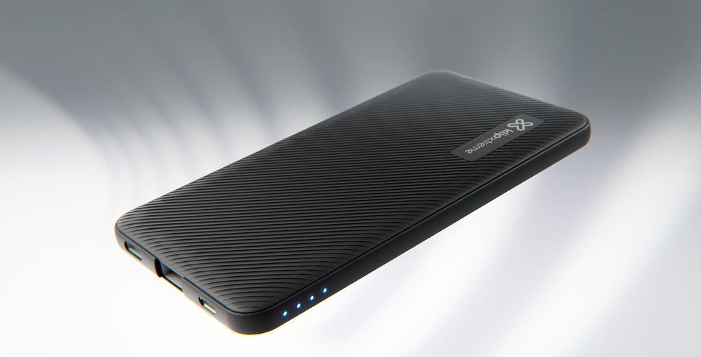 Klip Xtreme - Power bank - 24 pin USB-C / 5 pin Micro-USB Type B - 24 pin USB-C / 9 pin USB Type A - Lithium polymer