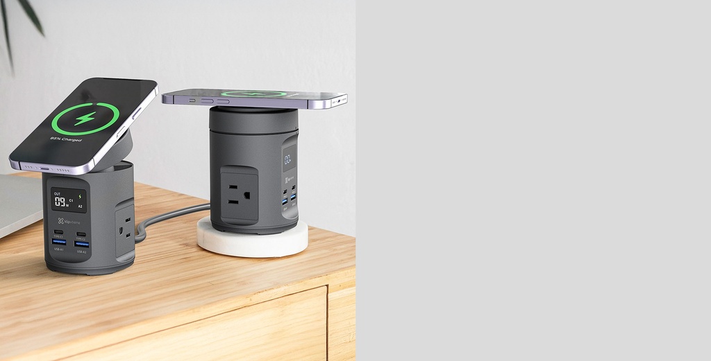 Klip Xtreme - Charging stand / battery charger - 65 Watt - Power DC Nema