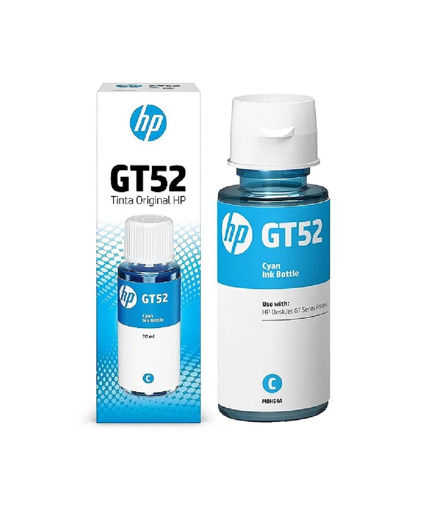 HP GT52 - 70 ml - cián - original - recarga de tinta