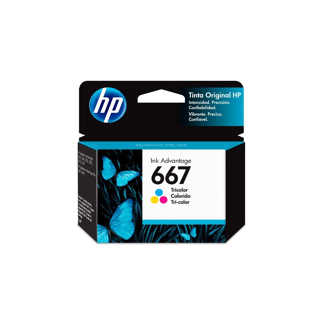 TINTA HPINC 667 TRICOLOR 100 PAG 1275/2775/2374/2375/2376/6076 3YM78AL