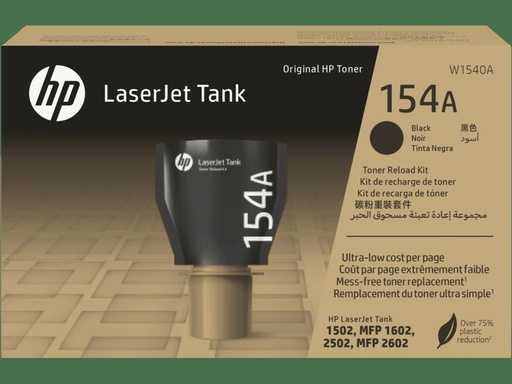 [W1540A] HP 154A - Rendimiento medio - negro - original - recarga de tóner