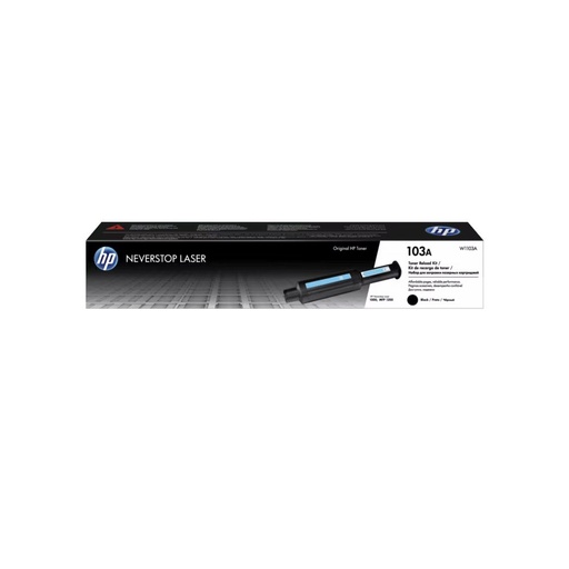 [W1103A] KIT DE RECARGA DE TONER ORIGINAL HP LASER 103A NEGRO W1103A 2500 PAG