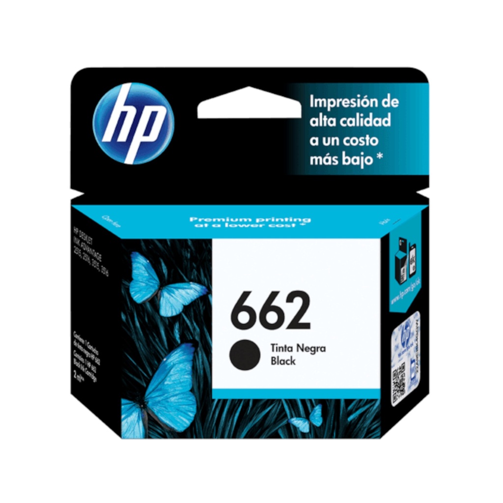 TINTA HPINC 662 NEGRO 2515/3515 120 PAG CZ103AL