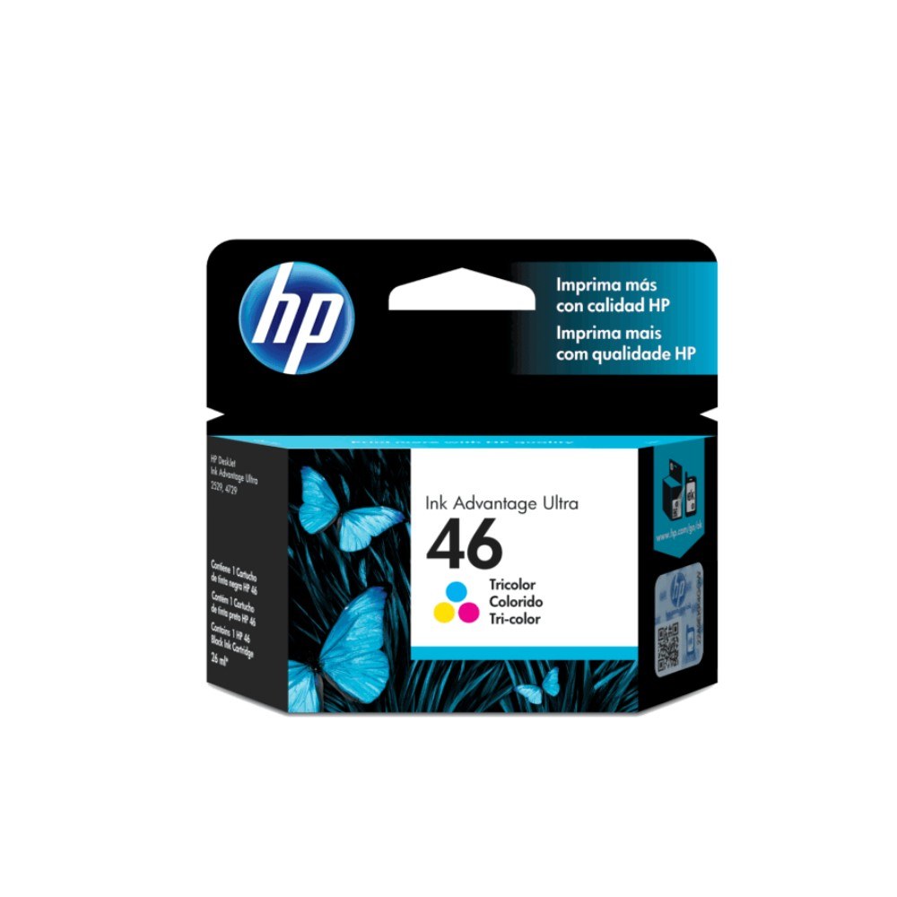 TINTA HPINC 46 TRI-COLOR AIO4729/2029/2529/2020/2520 750 PAG CZ638AL