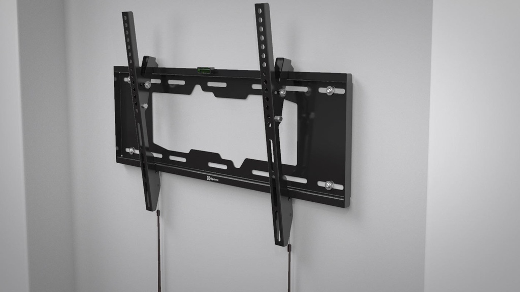 Klip Xtreme KTM-352 - Abrazadera - perfil bajo - para pantalla plana curva - bloqueable - acero - negro