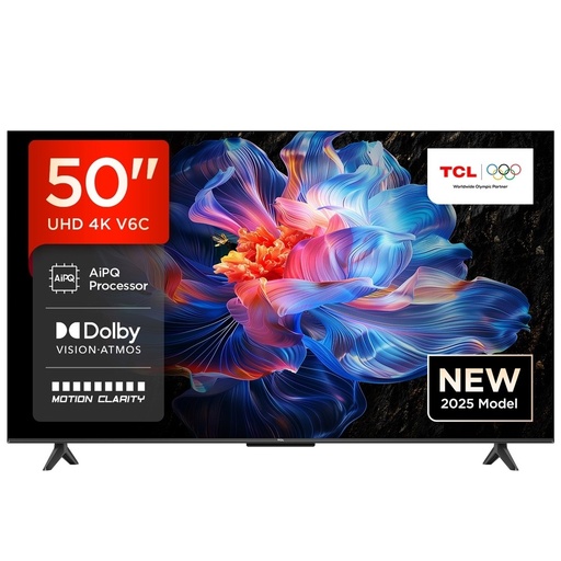 [50V6C] TCL - LED display unit - Smart TV - 50" - 4K Smart TV HDR10 Google TV