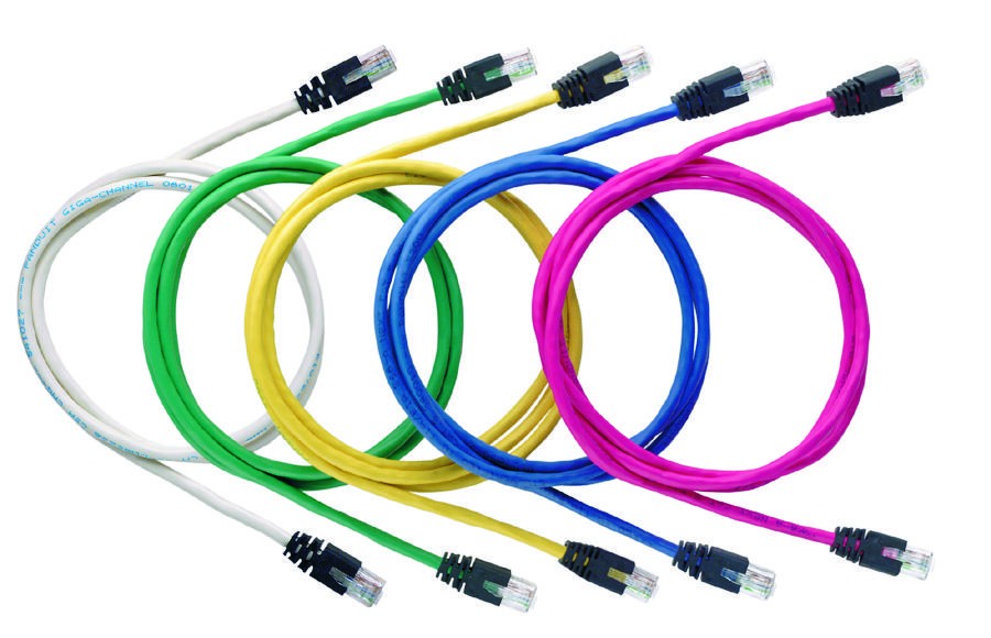 [NK5EPC7Y] Panduit NetKey - Patch cable - RJ-45 (M) to RJ-45 (M) - 2.13 m - UTP - CAT 5e - snagless - off white