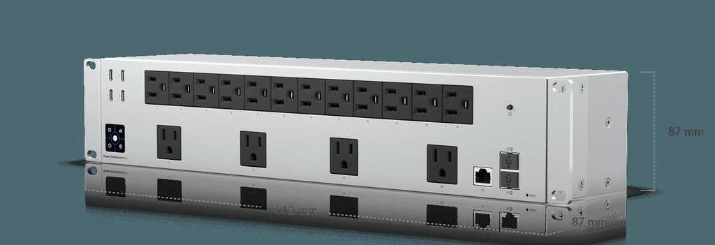 Ubiquiti - Power strip - 16 power control outlets