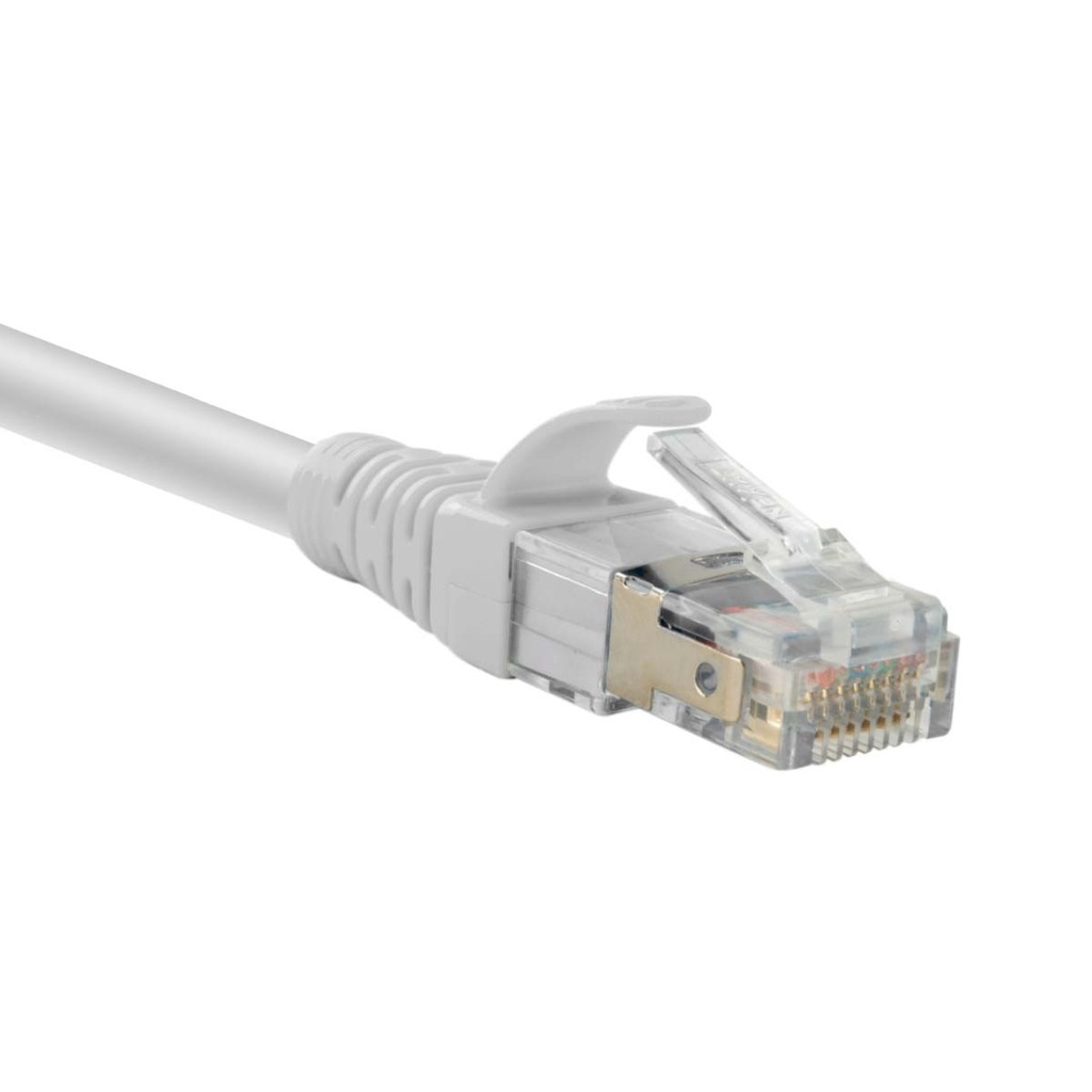 Nexxt - Cable de interconexión - RJ-45 (M) a RJ-45 (M) - 91 cm - UTP - CAT 6a - trenzado - gris