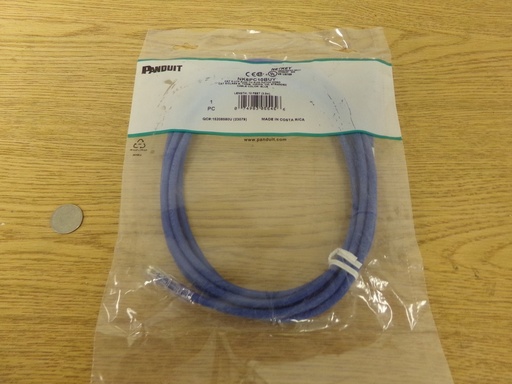 [NK6PC10BUY] Panduit NetKey - Patch cable - RJ-45 (M) to RJ-45 (M) - 3.05 m - UTP - CAT 6 - stranded - blue