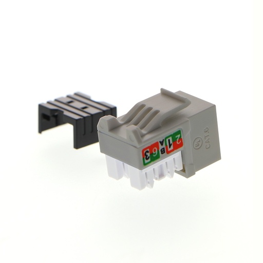 [PCGKJC6TYRJGR] Nexxt Solutions Infrastructure - Keystone Jack - Category 6 - Cat6 Unshd KJ Grey
