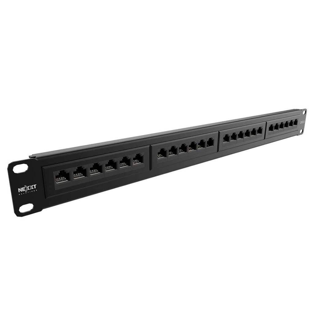 Nexxt - Tablero de conexiones - CAT 6 - 19" - 24 puertos