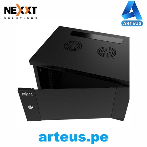 [NPC-F6U64B] Nexxt Solutions - Rack armario - instalable en pared - RAL 9005, negro barniz - 6U - 19"
