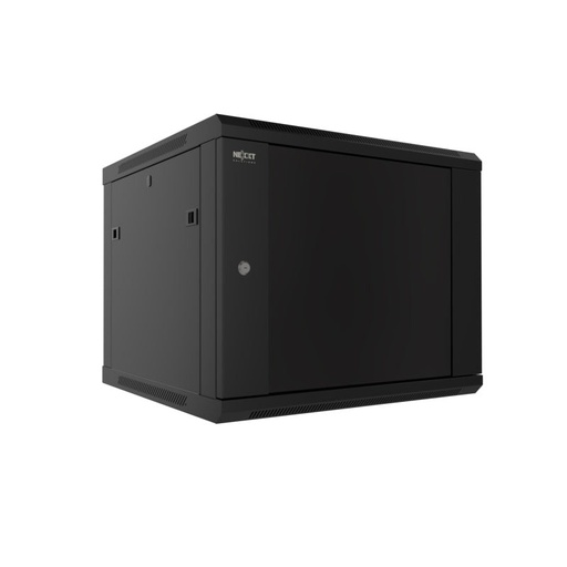 [NPC-F12U66B] Nexxt Solutions - Rack armario - instalable en pared - RAL 9005, negro barniz - 12U - 19"