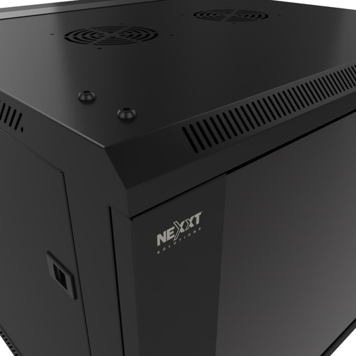 [NPC-F18U64B] Nexxt Solutions - Rack armario - instalable en pared - RAL 9005, negro barniz - 18U - 19"