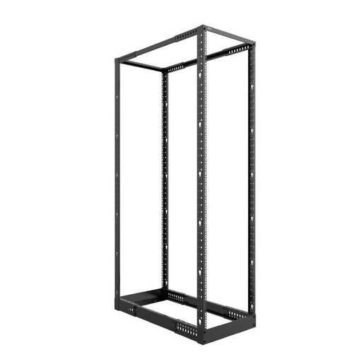 [NPO-4P42UBA] Nexxt Solutions - Rack marco abierto - 4 postes - instalable en el suelo - RAL 9005, negro barniz - 42U