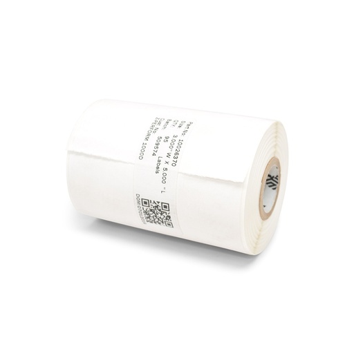 [TS-003818] Zebra Z-Perform 1000D - Mate - adhesivo acrílico permanente - lado recubierto hacia afuera - perforado